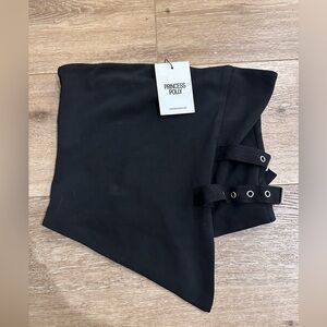 PRINCESS POLLY black crop top